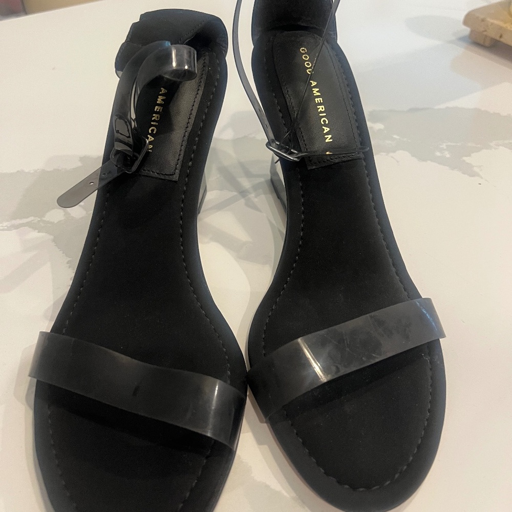 Good American Transparent Heels